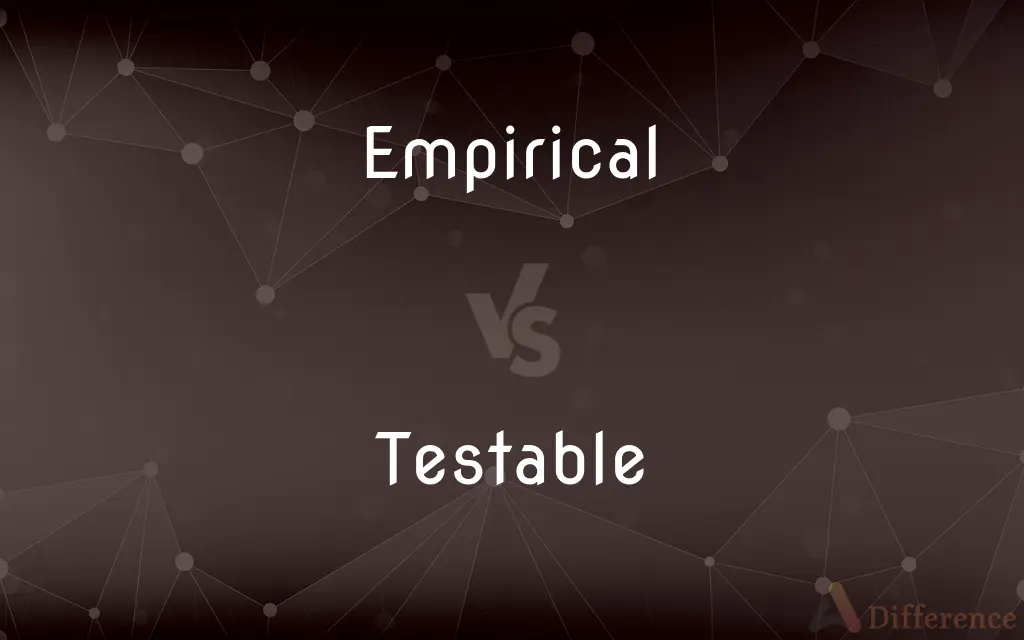Empirical vs. Testable — What's the Difference?