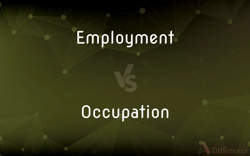 Employment vs. Occupation — What's the Difference?
