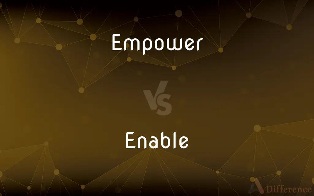 Empower vs. Enable — What's the Difference?