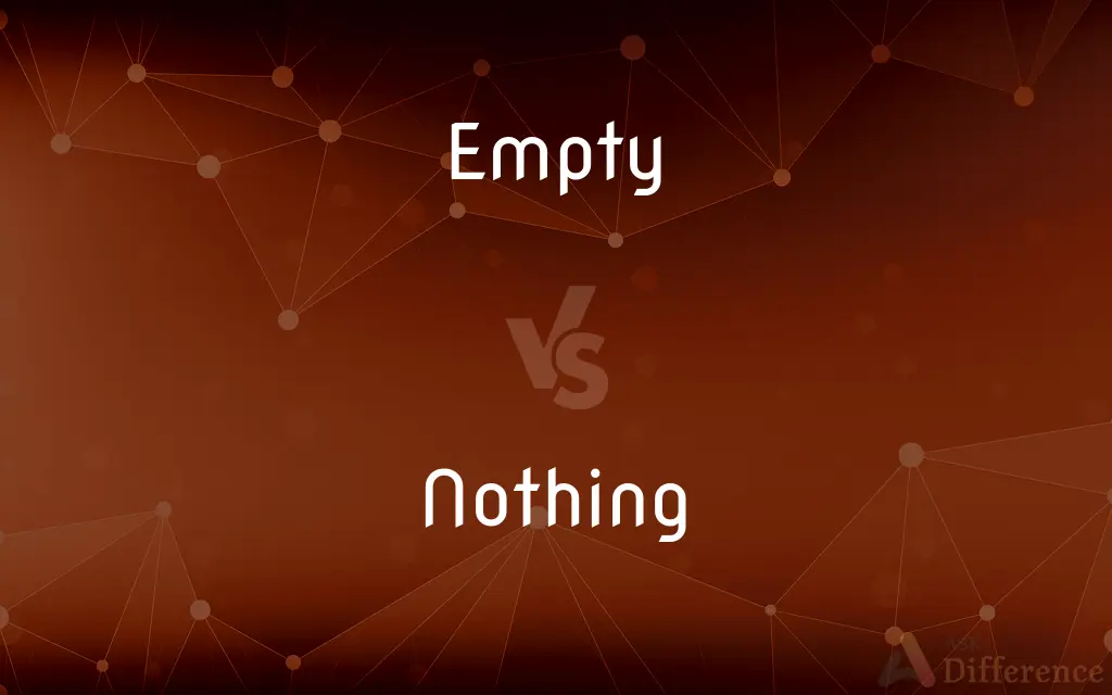 Empty vs. Nothing — What's the Difference?