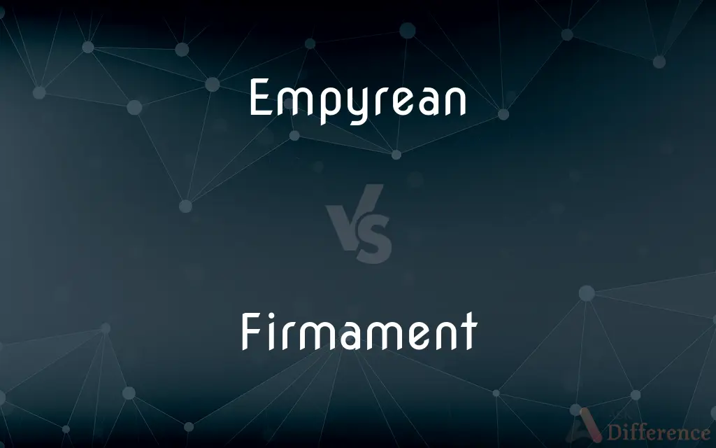 Empyrean vs. Firmament — What's the Difference?