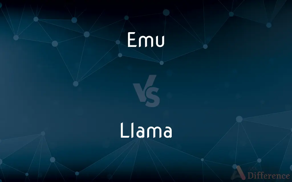 Emu vs. Llama — What's the Difference?