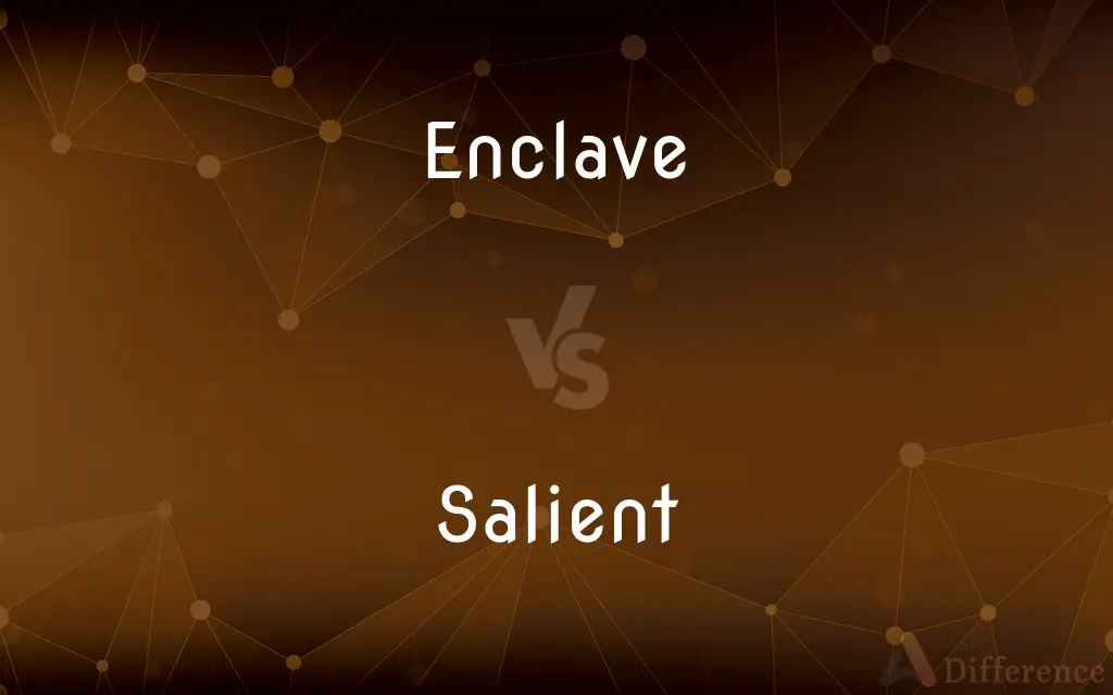 Enclave vs. Salient — What's the Difference?