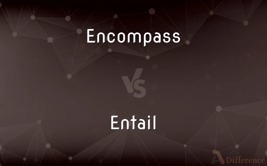 Encompass vs. Entail — What's the Difference?