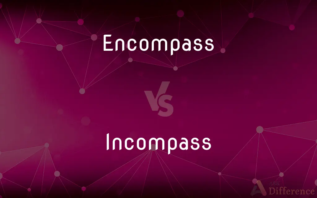 Encompass vs. Incompass — What's the Difference?