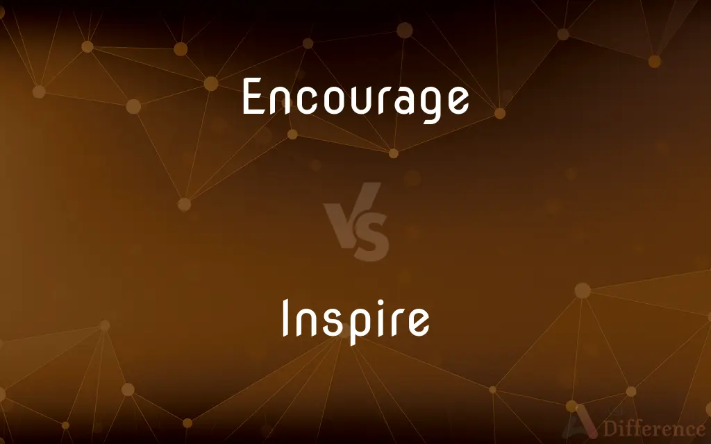 Encourage vs. Inspire — What's the Difference?