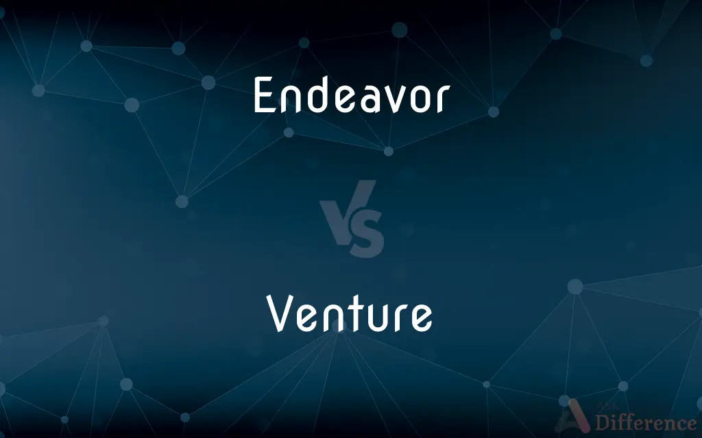 Endeavor vs. Venture — What's the Difference?