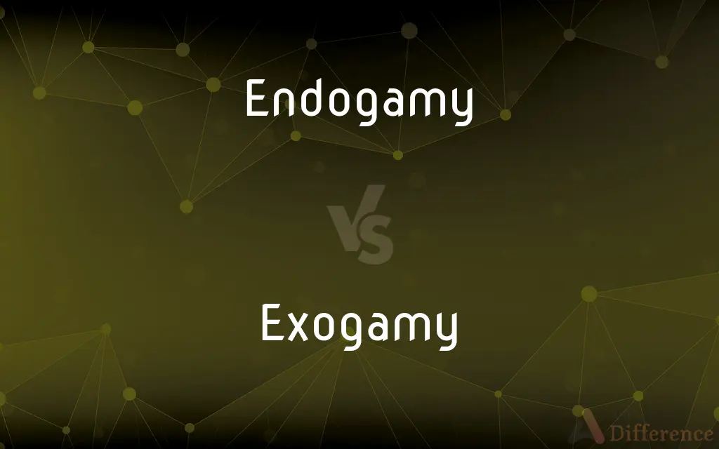 Endogamy vs. Exogamy — What's the Difference?