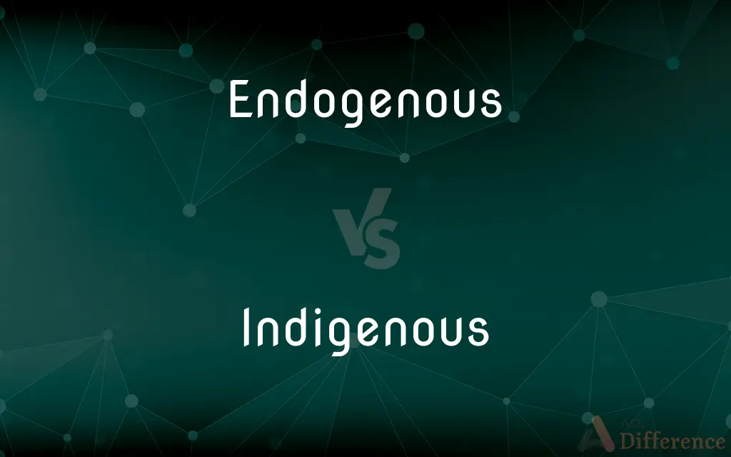 Endogenous vs. Indigenous — What's the Difference?