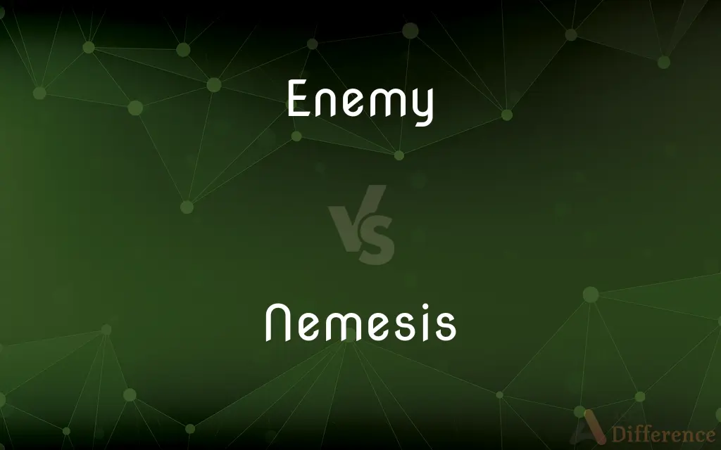 Enemy vs. Nemesis — What's the Difference?