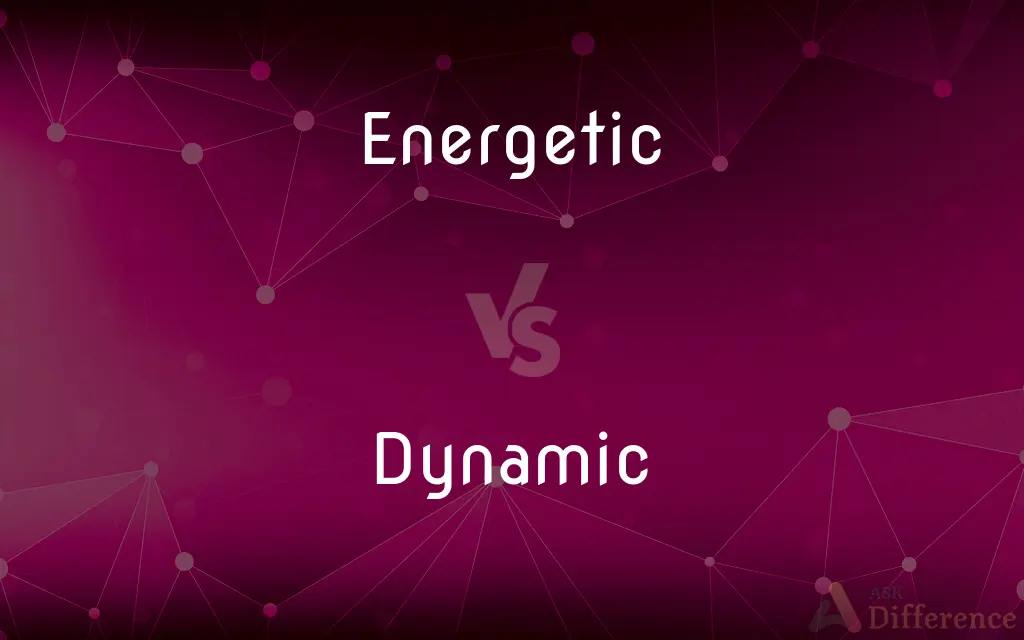 Energetic vs. Dynamic — What's the Difference?