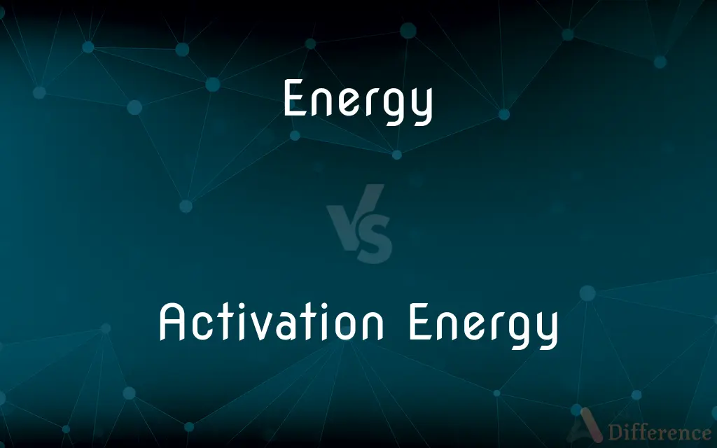 Energy vs. Activation Energy — What's the Difference?