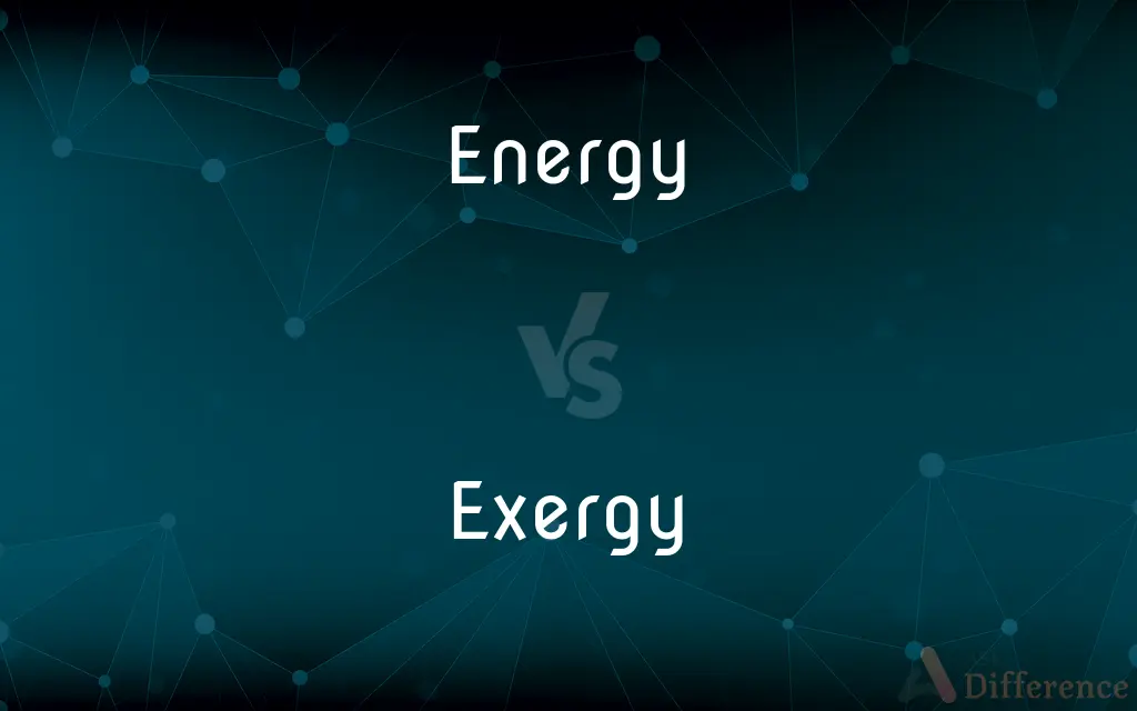 Energy vs. Exergy — What's the Difference?