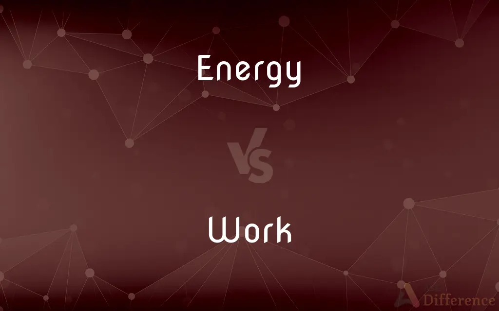 Energy vs. Work — What's the Difference?
