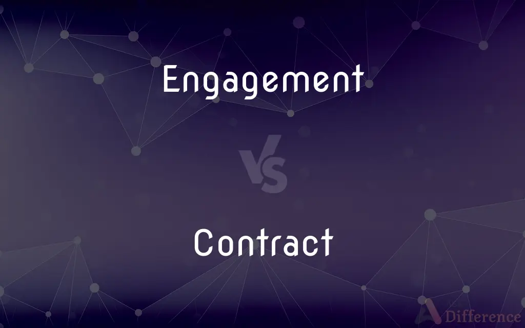 Engagement vs. Contract — What's the Difference?