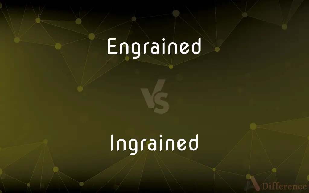 Engrained vs. Ingrained — What's the Difference?