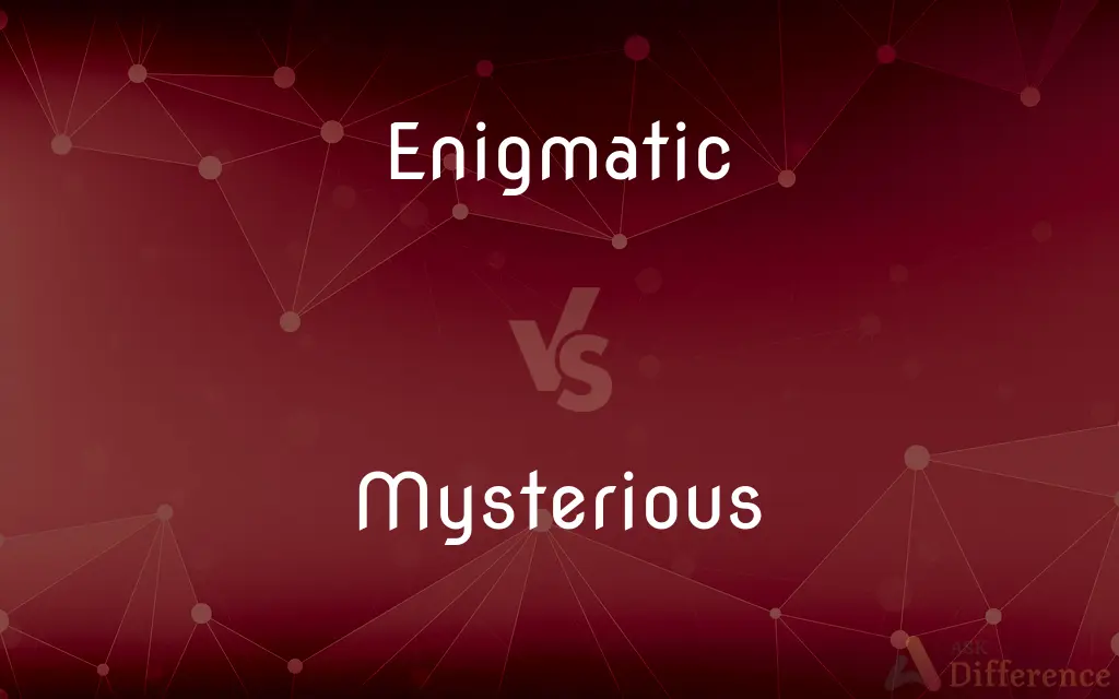 Enigmatic vs. Mysterious — What's the Difference?