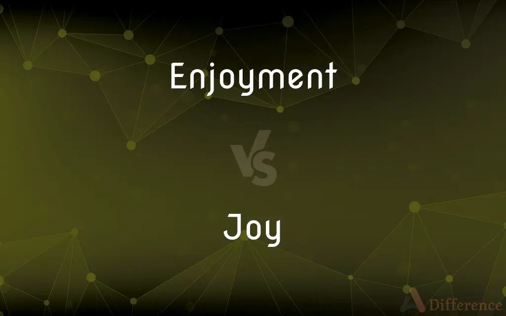 Enjoyment vs. Joy — What's the Difference?