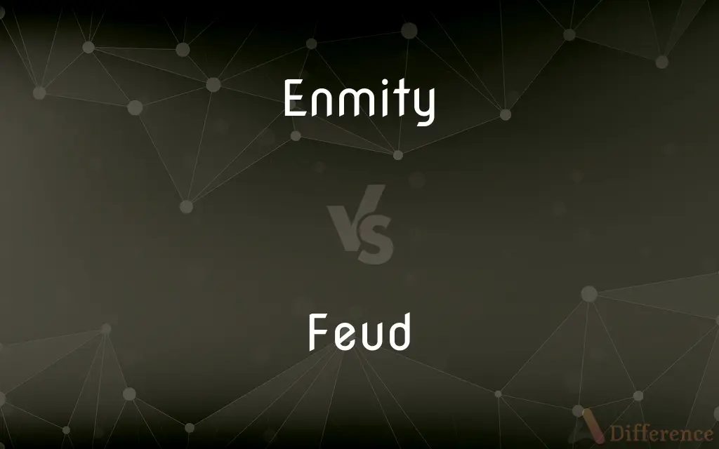 Enmity vs. Feud — What's the Difference?