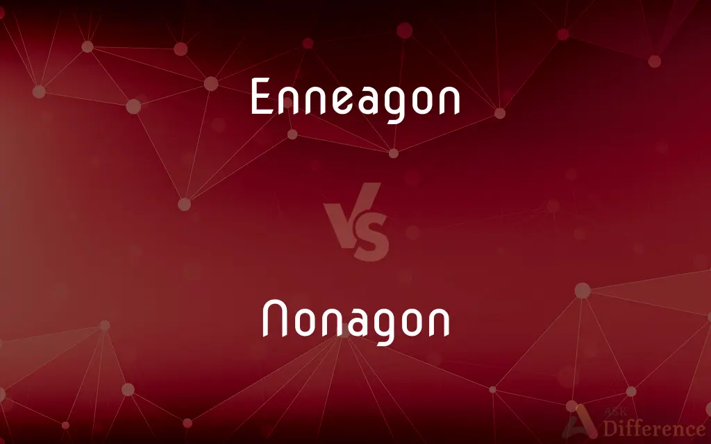 Enneagon vs. Nonagon — What's the Difference?