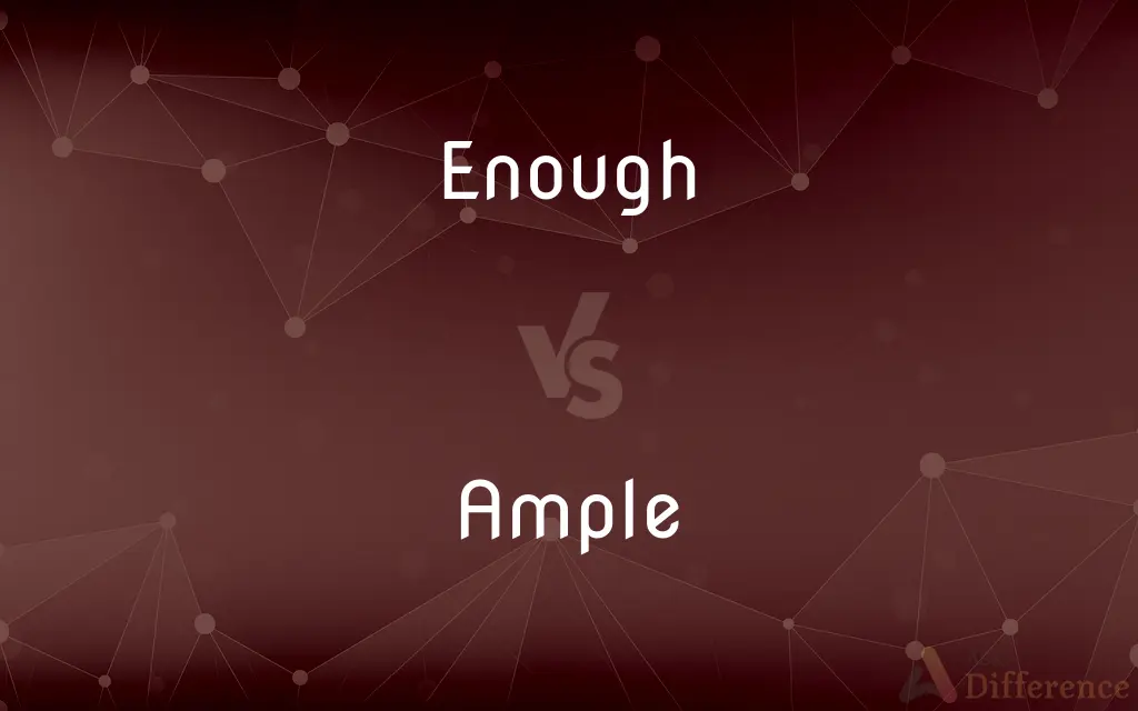 Enough vs. Ample — What's the Difference?