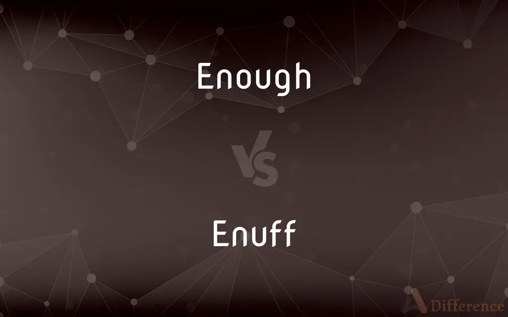 Enough vs. Enuff — What's the Difference?