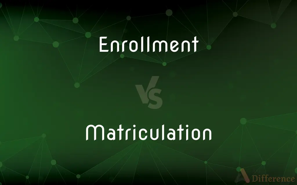 Enrollment vs. Matriculation — What's the Difference?