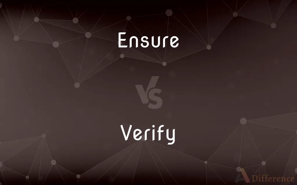 Ensure vs. Verify — What's the Difference?