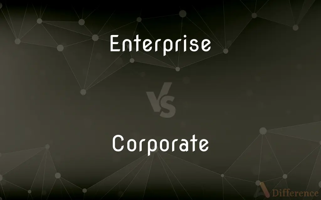 Enterprise vs. Corporate — What's the Difference?