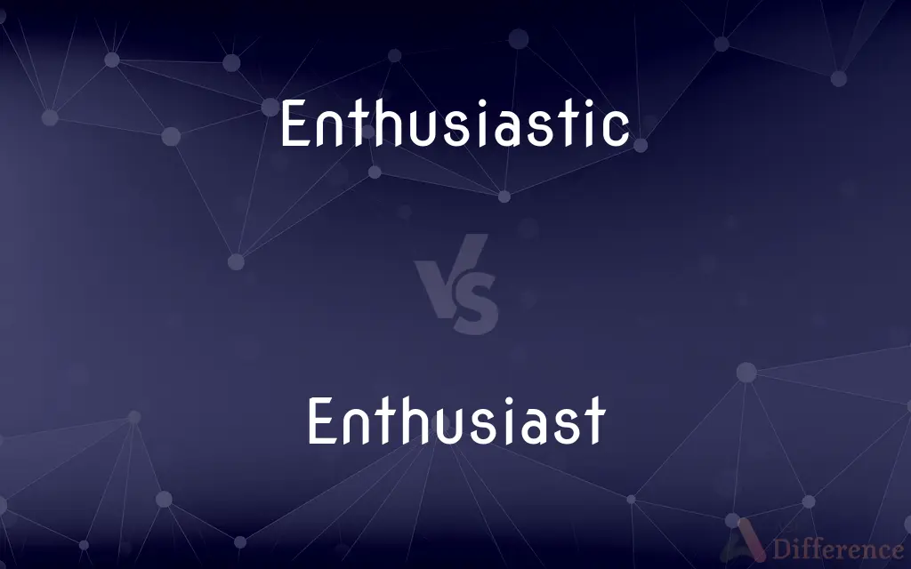 Enthusiastic vs. Enthusiast — What's the Difference?