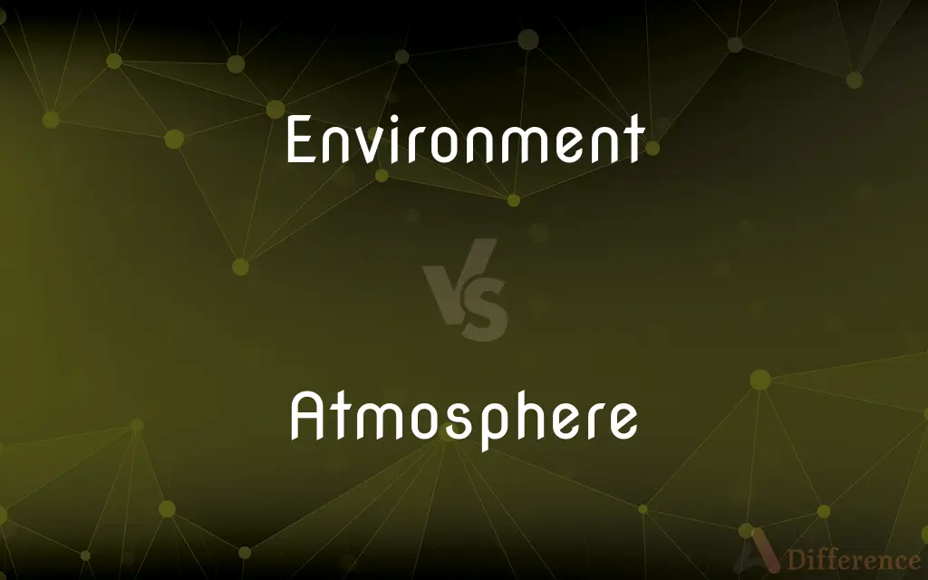 Environment vs. Atmosphere — What's the Difference?