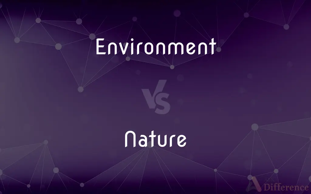 Environment vs. Nature — What's the Difference?