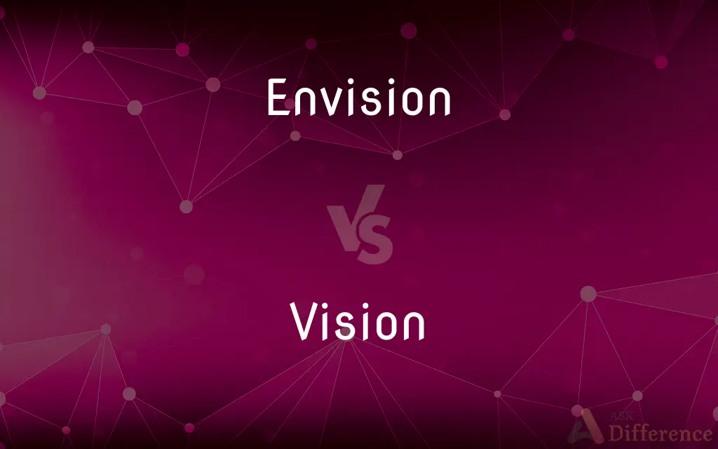Envision vs. Vision — What's the Difference?
