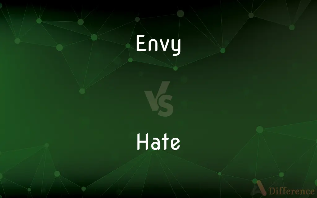 Envy vs. Hate — What's the Difference?