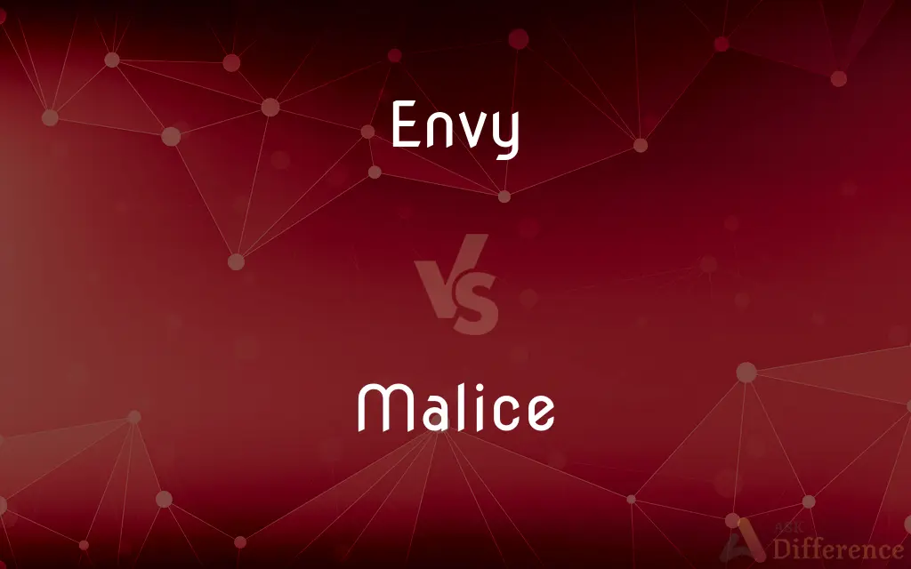 Envy vs. Malice — What's the Difference?