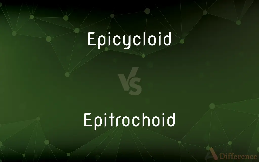 Epicycloid vs. Epitrochoid — What's the Difference?