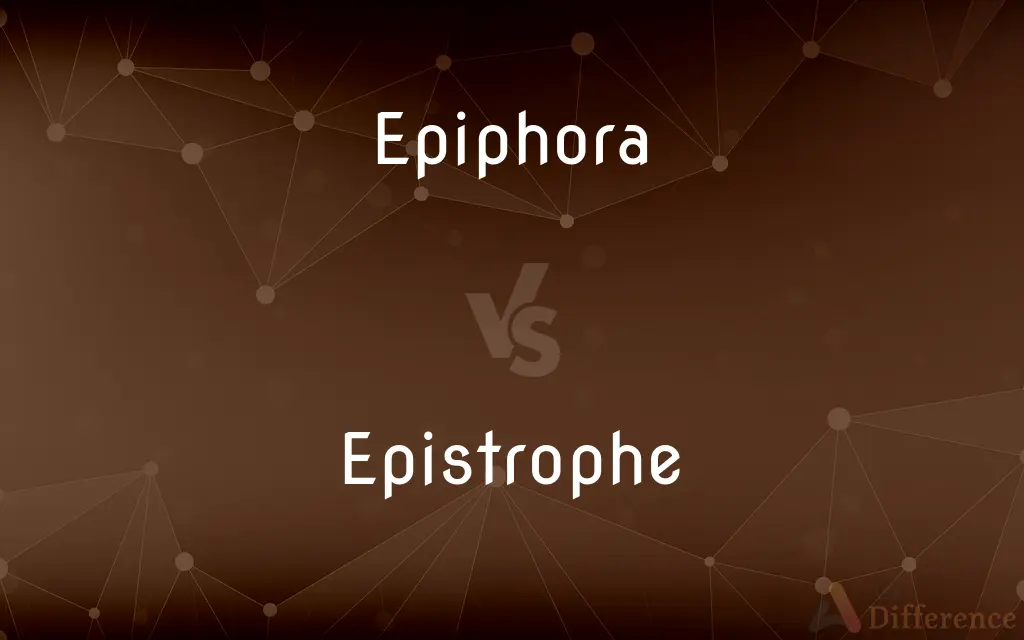 Epiphora vs. Epistrophe — What's the Difference?