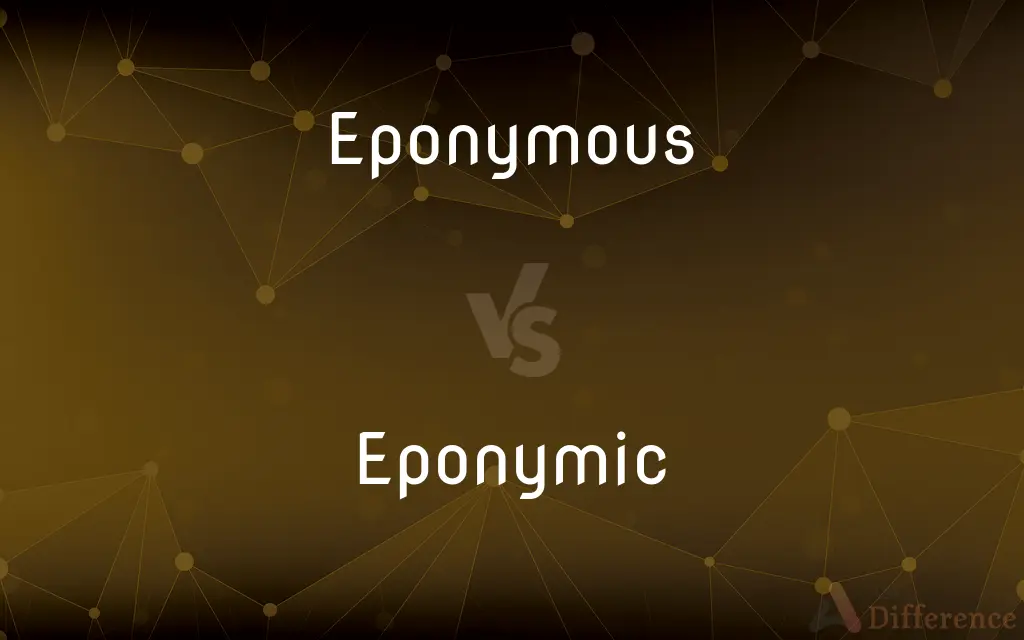 Eponymous vs. Eponymic — What's the Difference?
