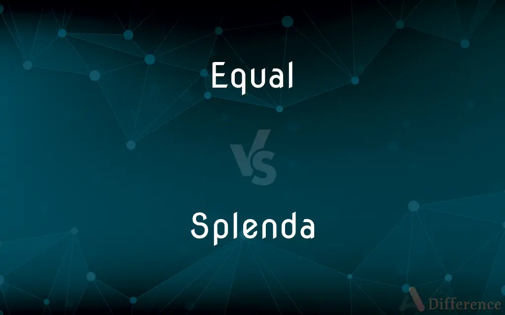 Equal vs. Splenda — What's the Difference?