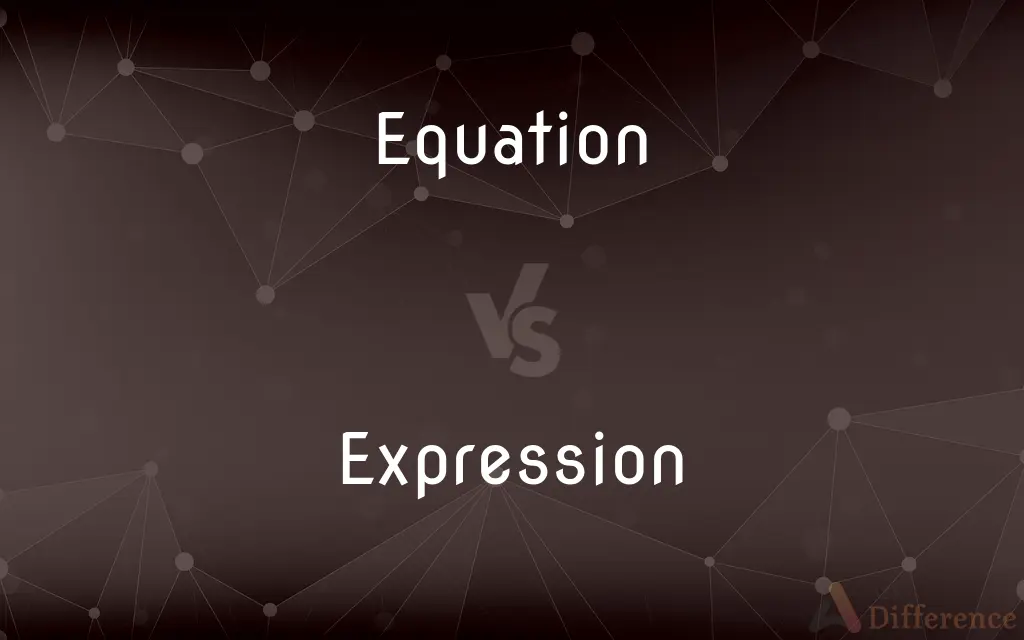 Equation vs. Expression — What's the Difference?