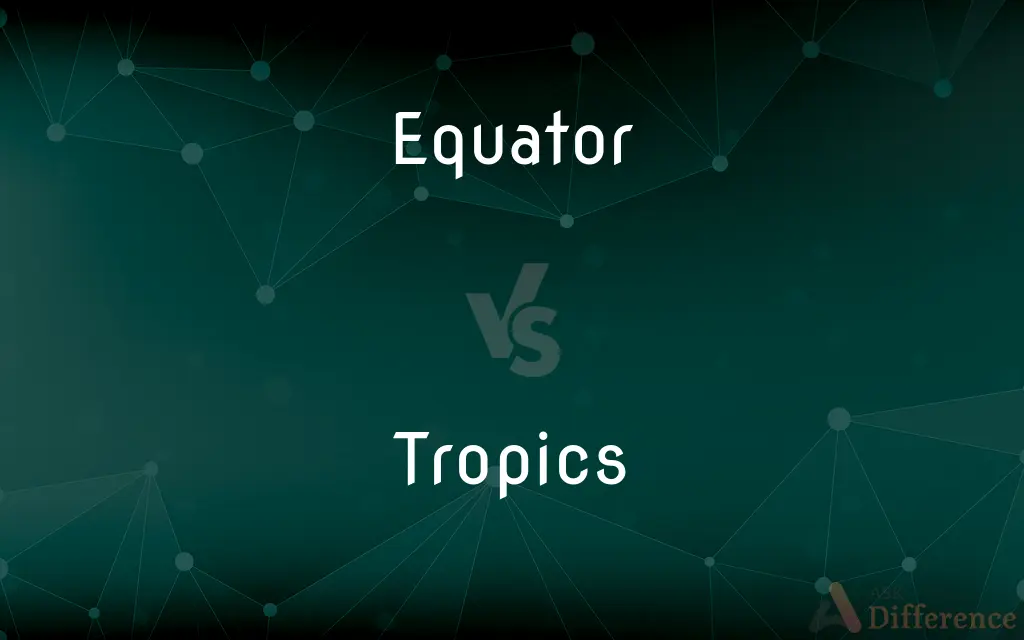 Equator vs. Tropics — What's the Difference?