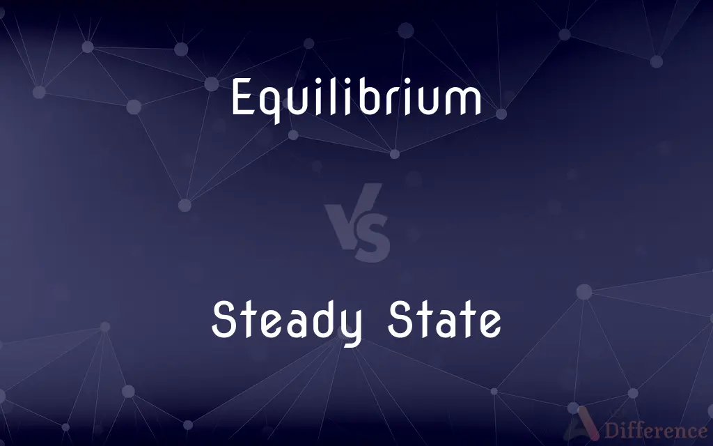 Equilibrium vs. Steady State — What's the Difference?