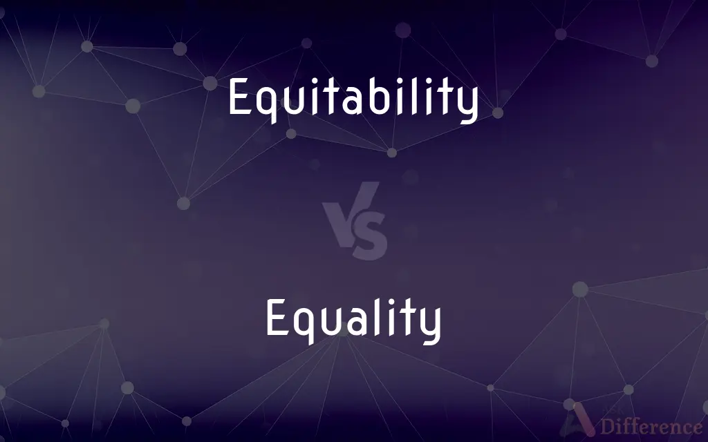 Equitability vs. Equality — What's the Difference?