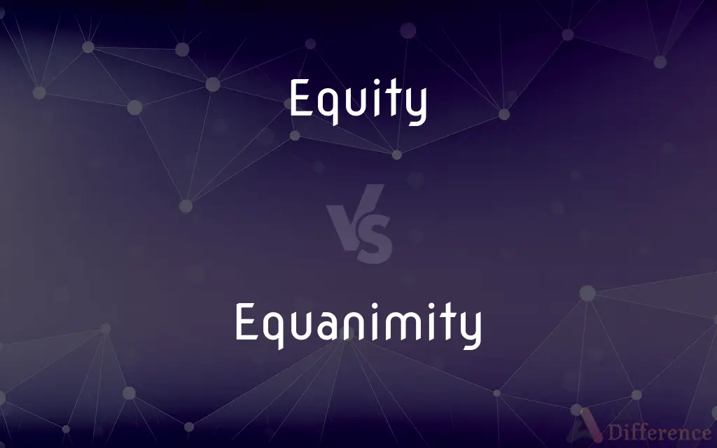 Equity vs. Equanimity — What's the Difference?
