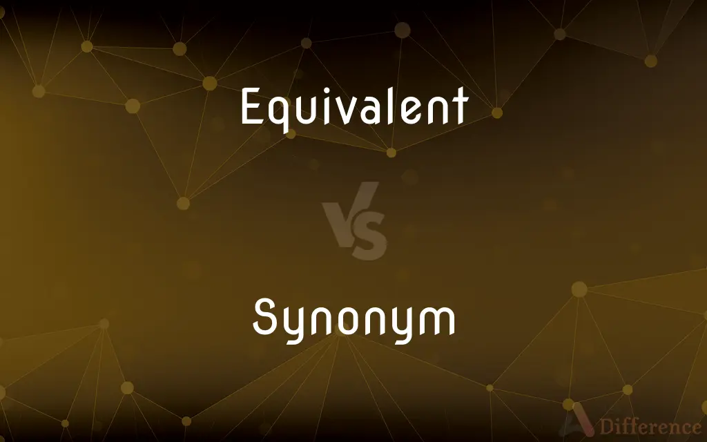 Equivalent vs. Synonym — What's the Difference?