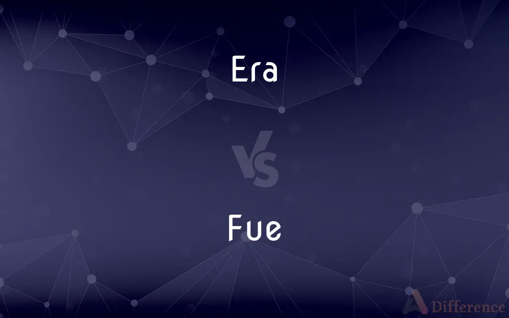 Era vs. Fue — What's the Difference?
