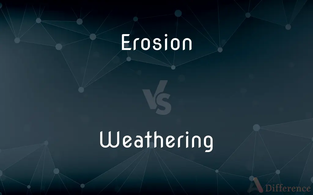 Erosion vs. Weathering — What's the Difference?