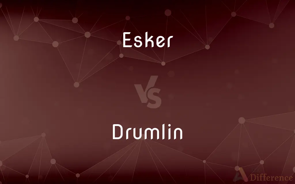Esker vs. Drumlin — What's the Difference?