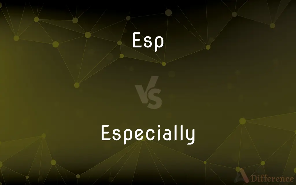 Esp vs. Especially — What's the Difference?