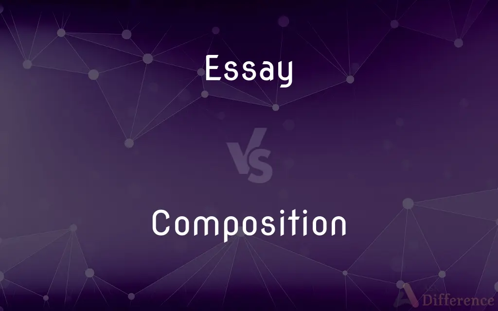Essay vs. Composition — What's the Difference?
